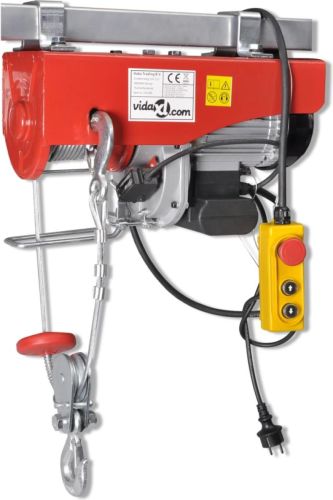 VidaXL Elektrische lier 1300 W 500/999 kg