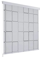 VidaXL Rolgordijn voor douche 80x240 cm vierkant