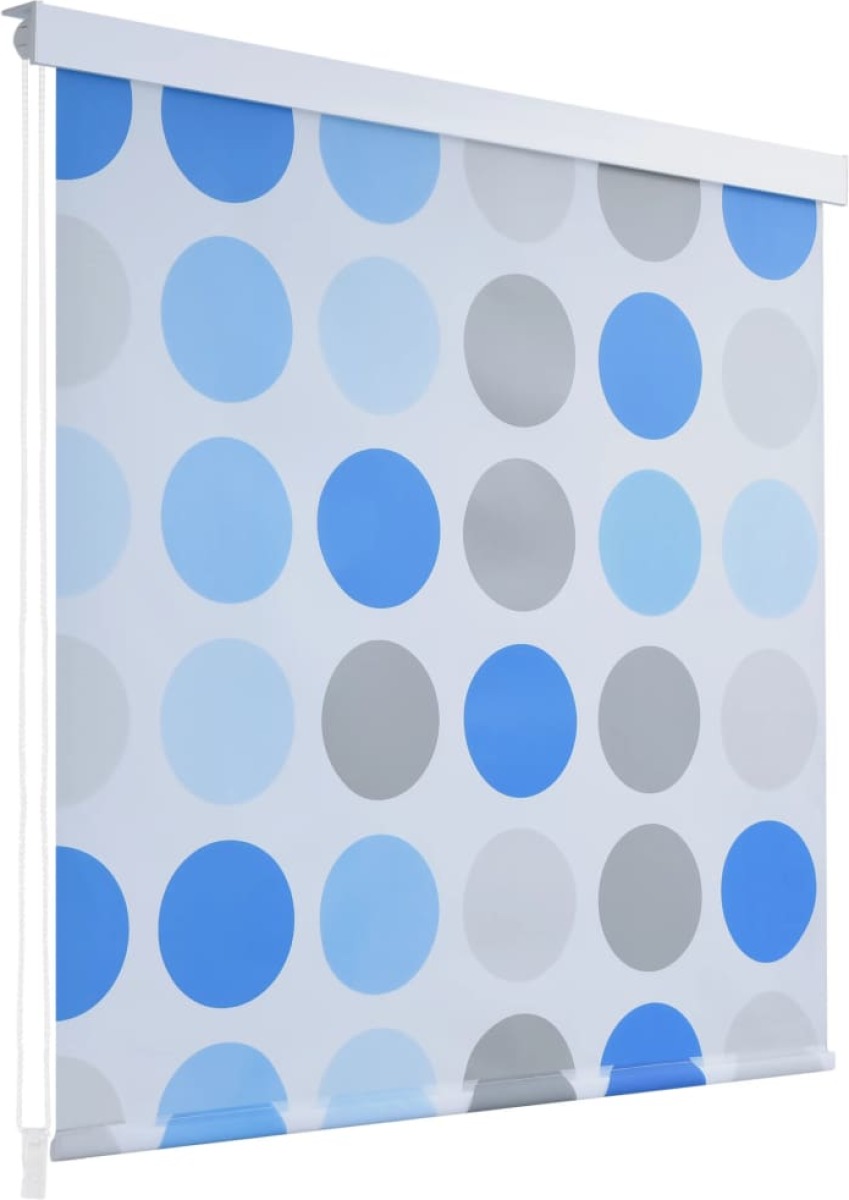VidaXL Rolgordijn voor douche 80x240 cm cirkel