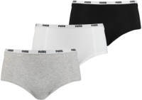 Puma short (set van 3) grijs/wit/zwart