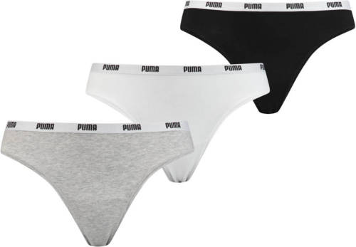 Puma string (set van 3) grijs/wit/zwart
