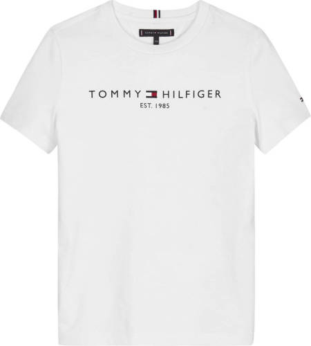 Tommy hilfiger T-shirt van biologisch katoen wit