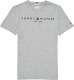 Tommy hilfiger T-shirt van biologisch katoen lichtgrijs melange