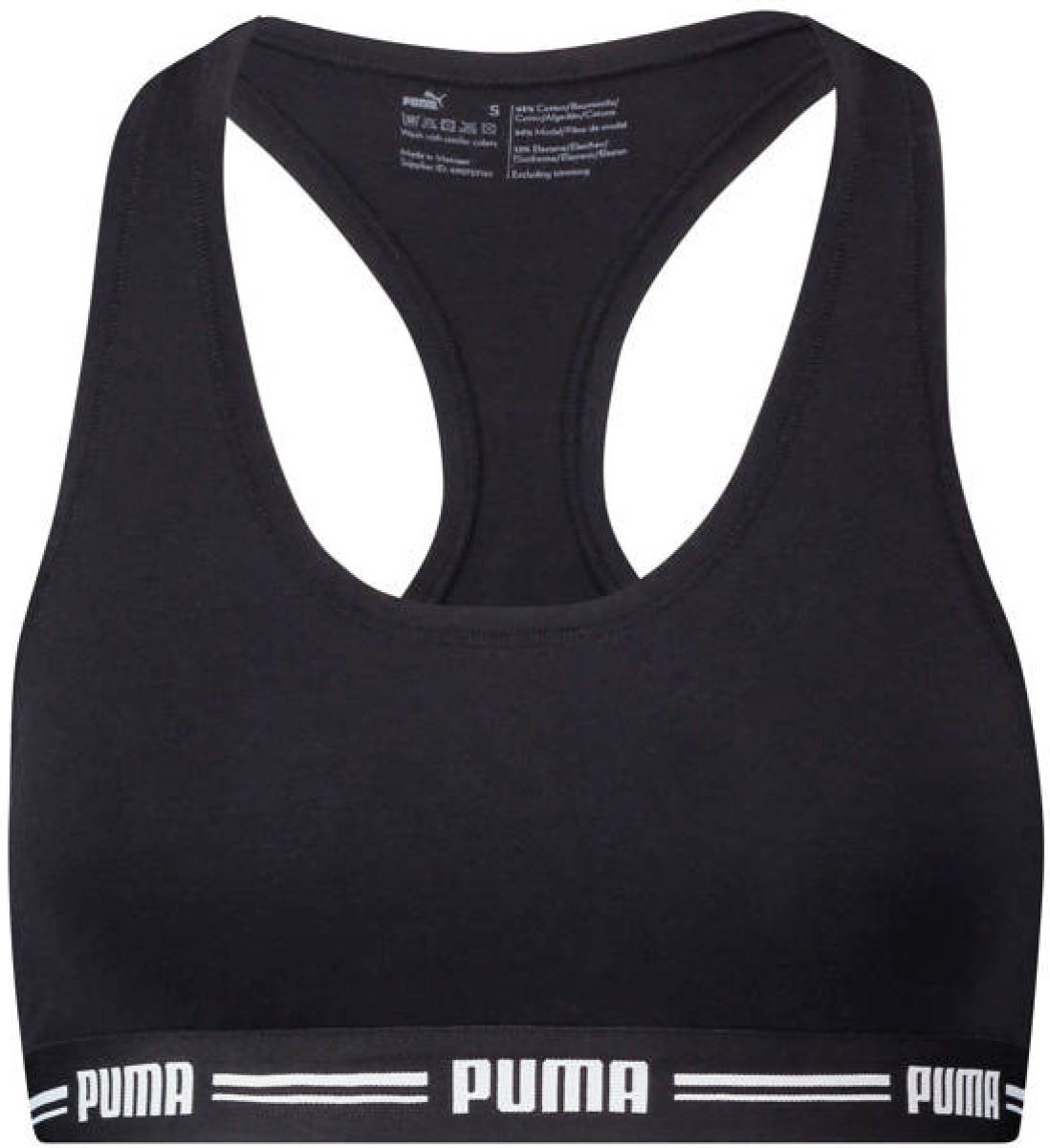 Puma bh top zwart
