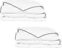 VidaXL Winterdekbed 140x200 cm dons 2 st