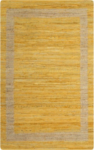 VidaXL Vloerkleed handgemaakt 160x230 cm jute geel