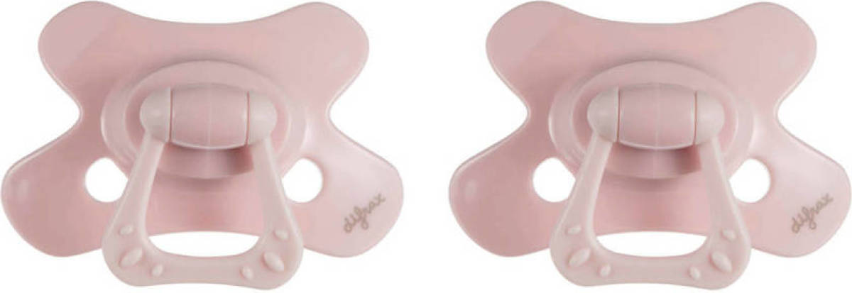 Difrax fopspeen Natural 6+ mnd (2 stuks) - Blossom