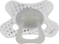 Difrax fopspeen Natural 20+ mdn (2 stuks) Glow in the Dark