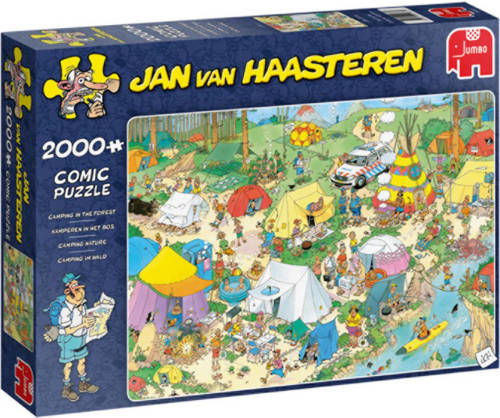 Jan van Haasteren Kamperen in het Bos legpuzzel 2000 stukjes