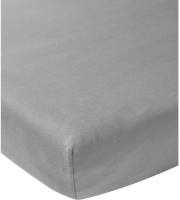 Meyco katoenen jersey hoeslaken 90x200 grijs Grijs
