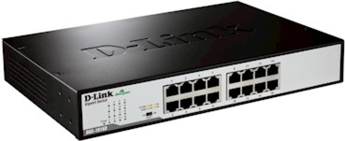 D-Link DGS-1016D 16-Port Gigabit Unmanaged Desktop Switch