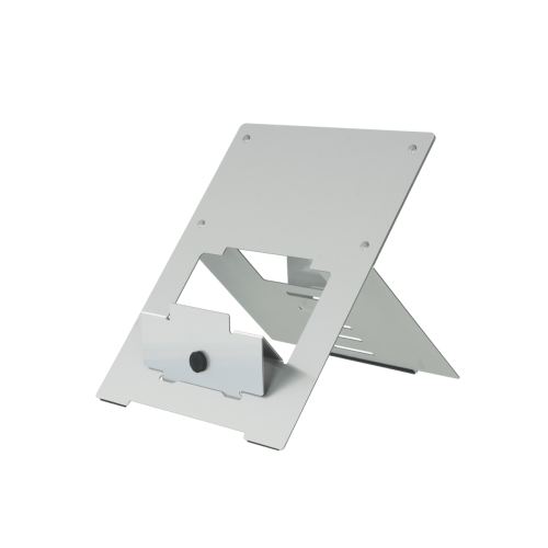 R-Go Tools Riser - Flexibele Laptopstandaard - Zilver