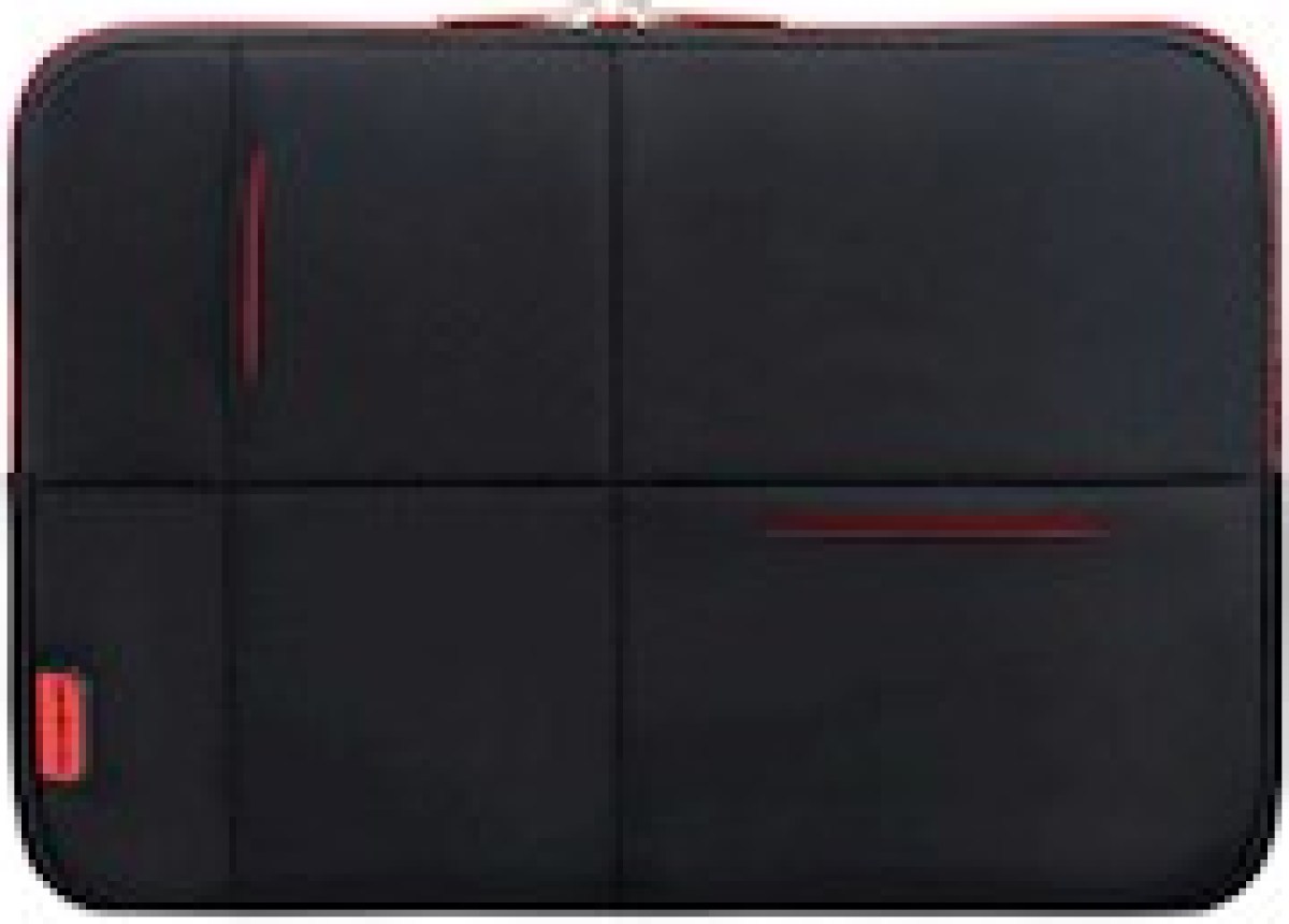 Samsonite Airglow Opbergmap/sleeve 14.1 inch, Zwart/ Rood