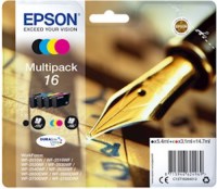 Epson C13T16264012 Zwart, Cyaan, Wit inktcartridge