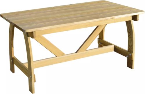 VidaXL Tuintafel 150x74x75 cm geïmpregneerd grenenhout