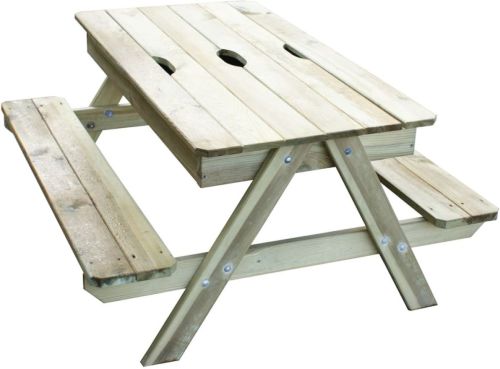 TRIGANO Kinderpicknicktafel Picsand 100x97x57 cm J-JOU054