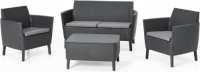 Allibert Loungeset Salemo grafiet 8-delig 236629