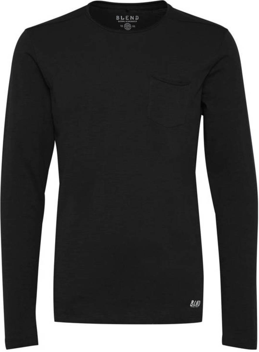 Blend longsleeve zwart