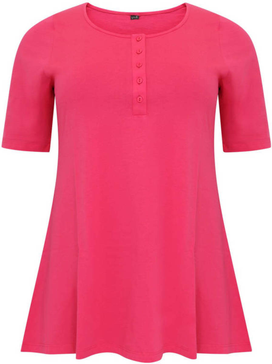 Yoek tuniek COTTON roze