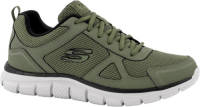 Skechers leren sneakers olijfgroen