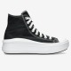 Converse Chuck Taylor All Star Move Platform Hi sneakers zwart/beige/wit