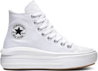 Converse Chuck Taylor All Star Move Platform Hi sneakers wit/beige/zwart