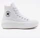 Converse Chuck Taylor All Star Move Platform Hi sneakers wit/beige/zwart