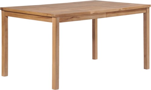 VidaXL Tuintafel 150x90x77 cm massief teakhout