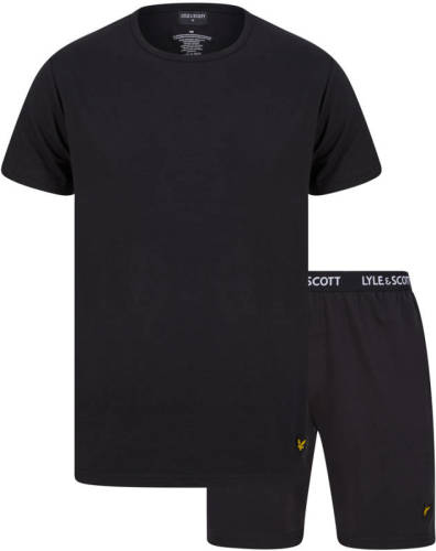 Lyle & Scott shortama Charlie zwart
