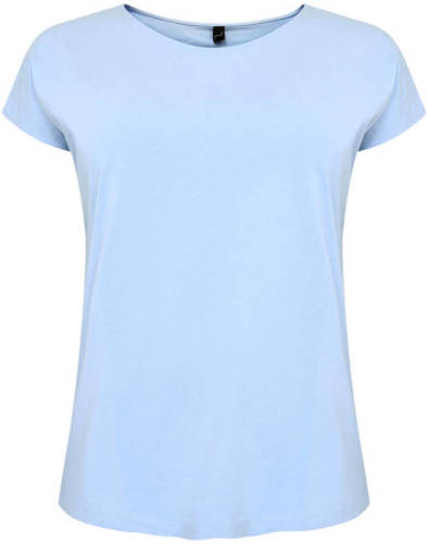 Yoek T-shirt COTTON lichtblauw