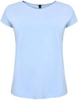 Yoek T-shirt COTTON lichtblauw