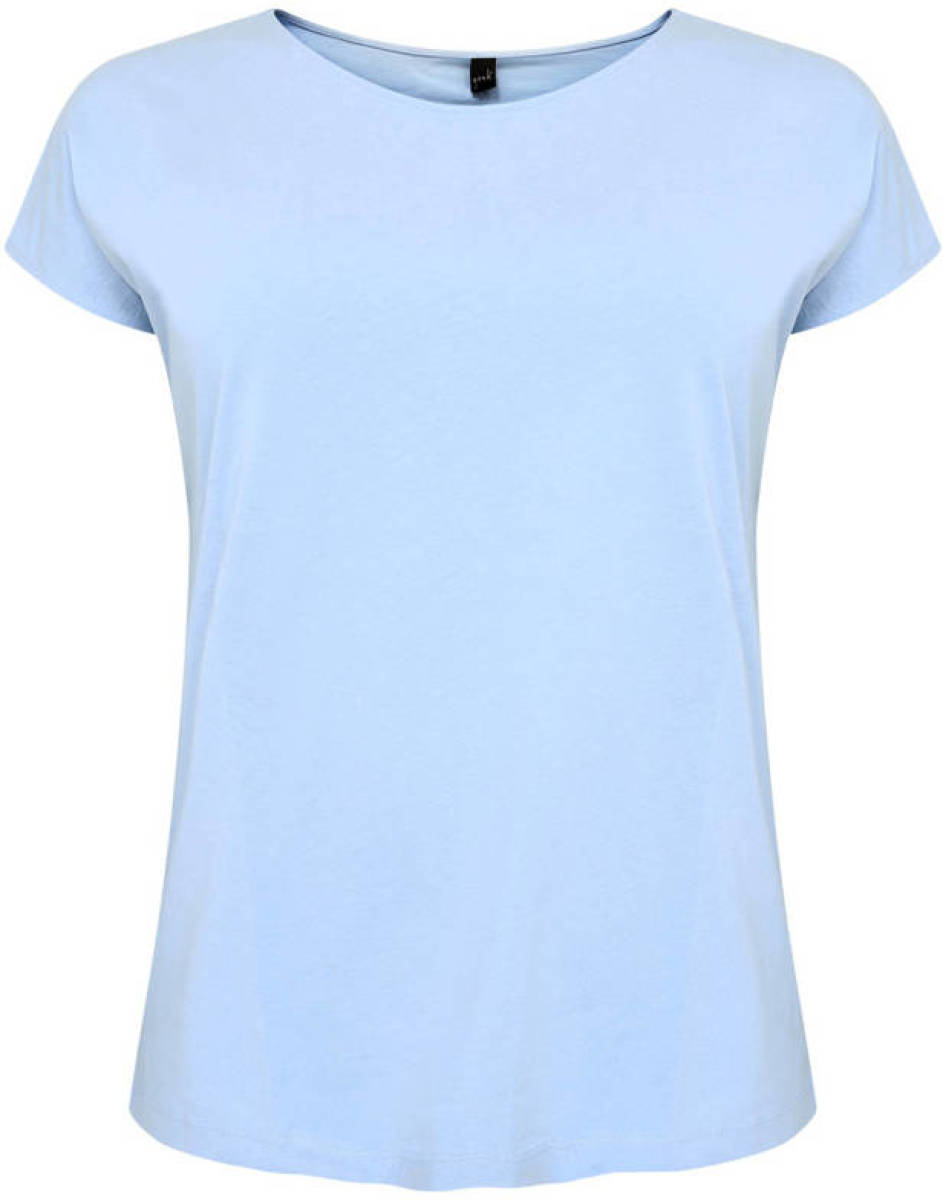 Yoek T-shirt COTTON lichtblauw