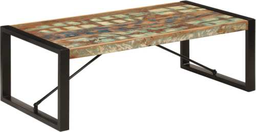 VidaXL Salontafel 120x60x40 cm massief gerecycled hout