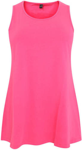 Yoek top COTTON roze