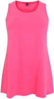 Yoek top COTTON roze