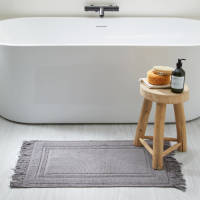 wehkamp home badmat (80x50 cm) grijs