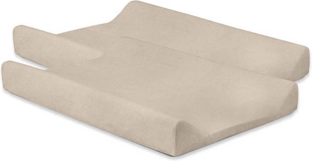 Jollein aankleedkussenhoes badstof - set van 2 50x70cm beige