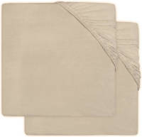Jollein Hoeslaken jersey boxmatras 75x95cm nougat (2pack)