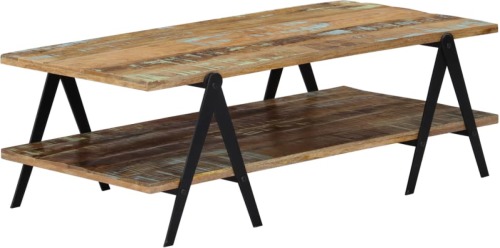 VidaXL Salontafel 115x60x40 cm massief gerecycled hout