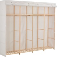VidaXL Kledingkast 200x40x170 cm stof wit