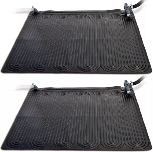 Intex Verwarmingsmat op zonne-energie 2 st 1,2x1,2 m PVC zwart 28685