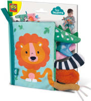Ses Sensory soft dierenstaarten boek