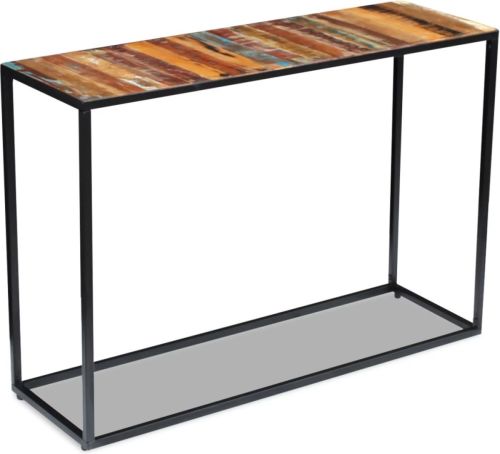 VidaXL Wandtafel 110x35x76 cm massief gerecycled hout