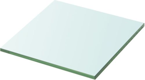 VidaXL Wandschap transparant 30x30 cm glas