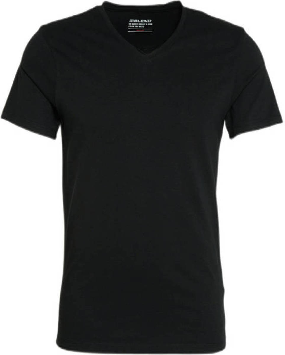 Blend basic T-shirt zwart