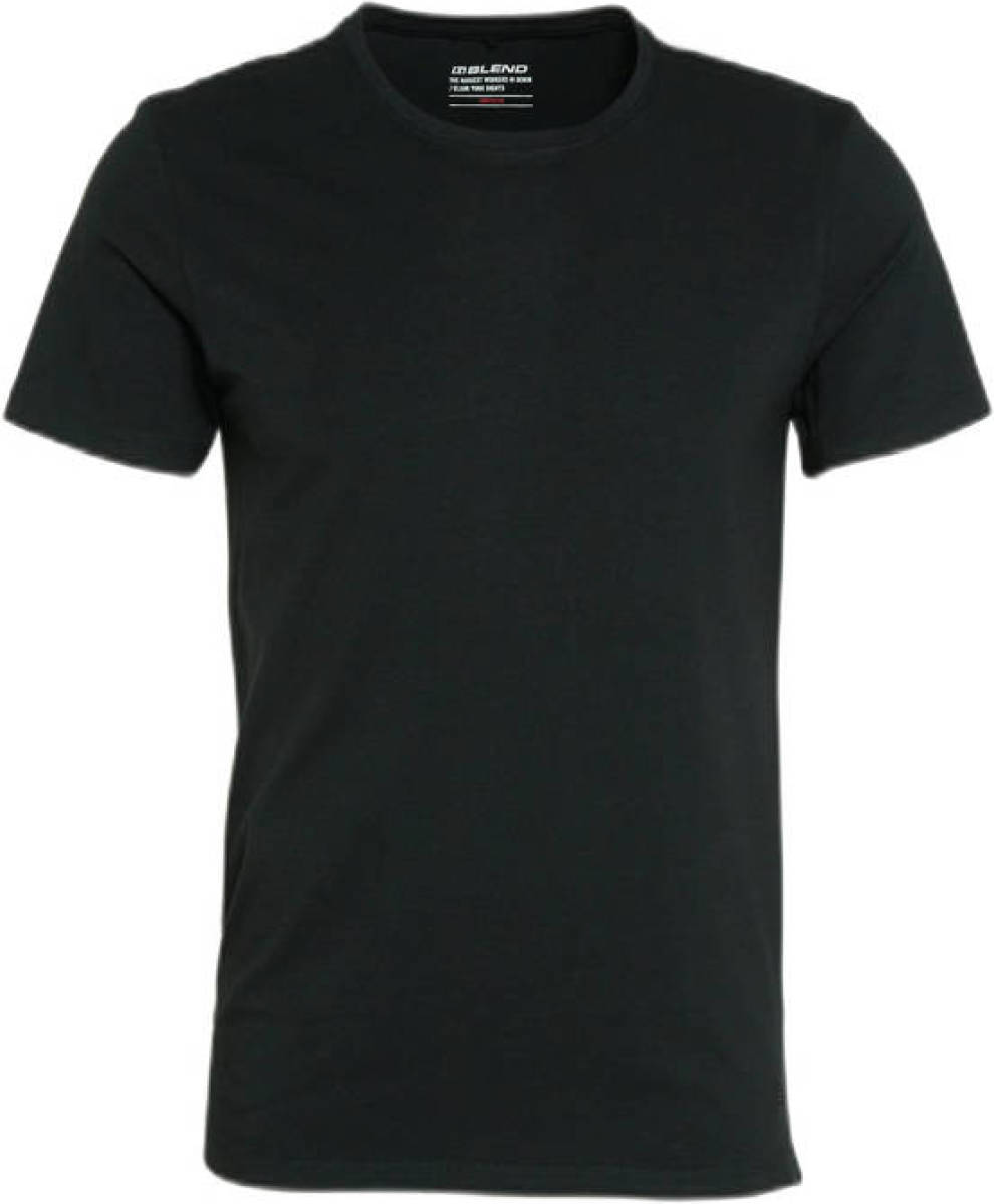 Blend basic T-shirt zwart