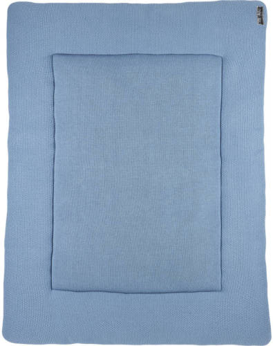 Veroveren Allergisch Nodig uit Meyco boxkleed Mini relief GOTS 77x97 cm denim blauw kopen