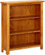 VidaXL Boekenkast met 3 schappen 70x22,5x82 cm massief eikenhout