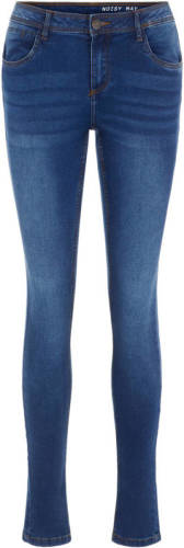 NOISY MAY push-up skinny jeans NMJEN medium blue denim