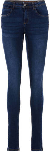NOISY MAY push-up slim fit jeans NMJEN dark blue denim